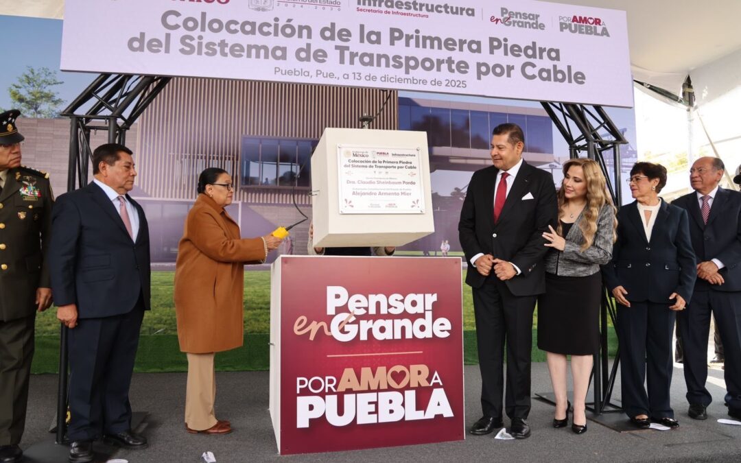 Con Sistema de Transporte por Cable, gobierno estatal conectará puntos estratégicos con seguridad.