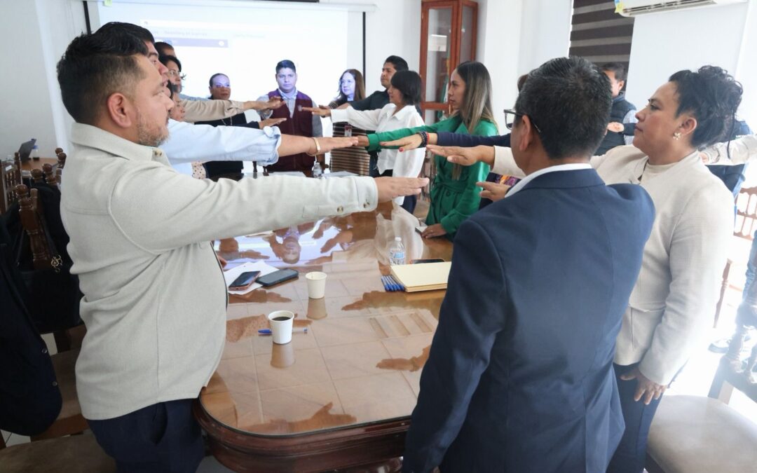 Omar Muñoz instala Comité Municipal Contra las Adicciones (COMCA) de Cuautlancingo