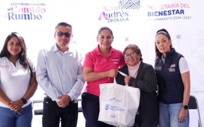 Fortalece Lupita Cuautle la nutrición familiar con 15 mil paquetes alimentarios entregados.