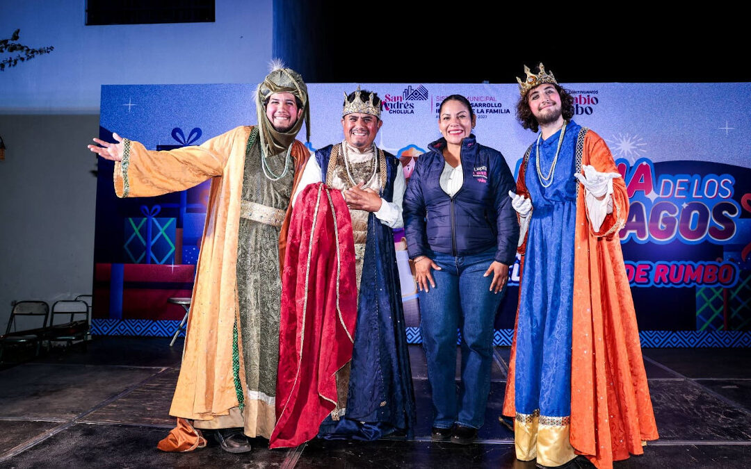 La magia de los Reyes Magos Recorre San Andrés Cholula