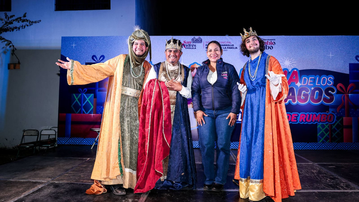 La magia de los Reyes Magos recorre San Andrés Cholula.