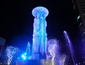 Inaugura Pepe Chedraui mantenimiento integral de la Fuente de los Frailes