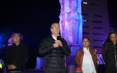 Inaugura Pepe Chedraui mantenimiento integral de la Fuente de los Frailes.