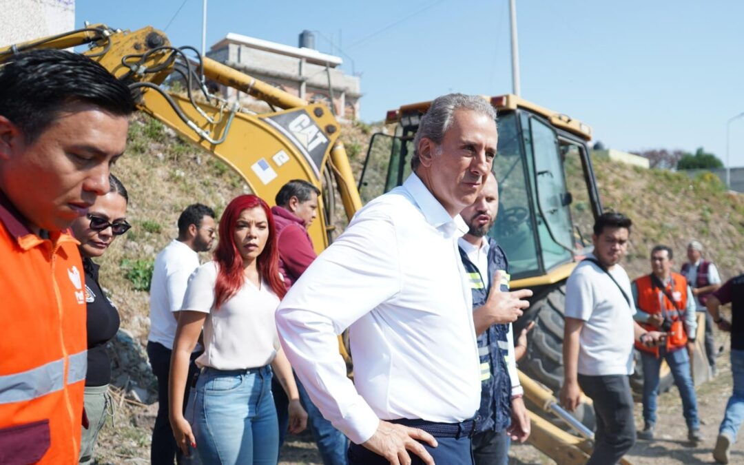 Pepe Chedraui encabeza trabajos de desazolve en Puebla