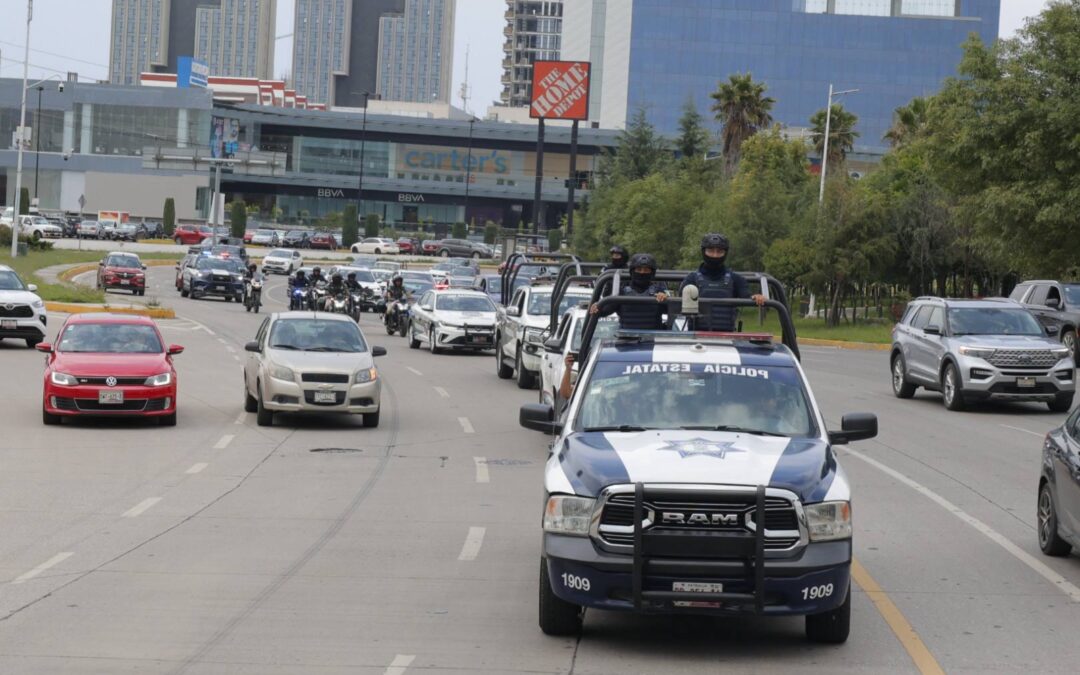 Coordinación entre fuerzas de seguridad fortalece vigilancia y prevención en la Vía Atlixcáyotl