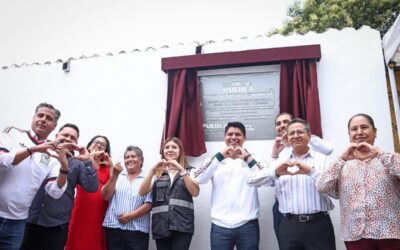 Entrega Omar Muñoz pavimentación en Privada San Miguel