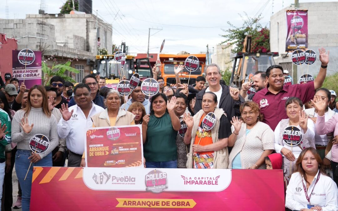 Arranca Pepe Chedraui rehabilitación vial en la Junta Auxiliar de San Sebastián de Aparicio