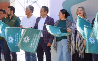 Juan Manuel Alonso encabeza inicio de pavimentación con concreto de la calle Mujica y Osorio en Texmelucan