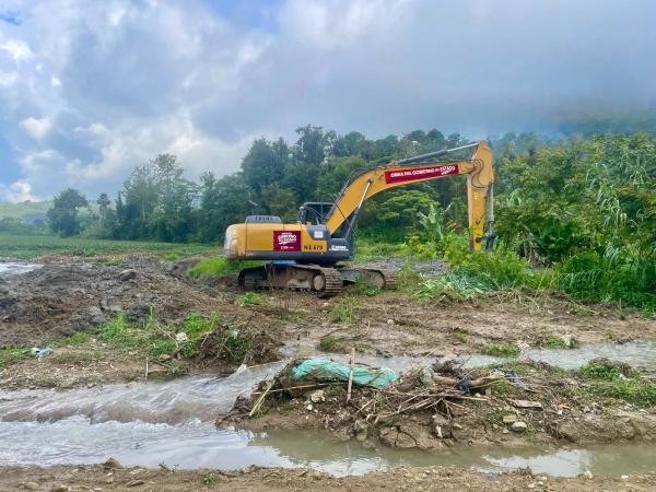 Construye Gobierno del Estado canal pluvial para prevenir inundaciones en Huauchinango