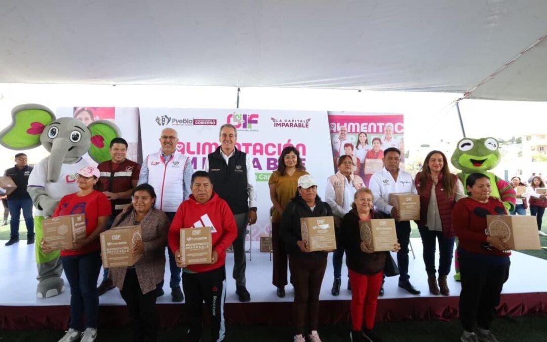 Entrega Pepe Chedraui más de 4 mil despensas en La Resurrección a través del DIF Capitalino