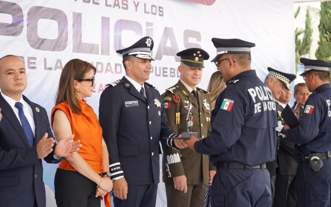 Reconoce Gobierno de Pepe Chedraui a elementos de la Policía de la Ciudad