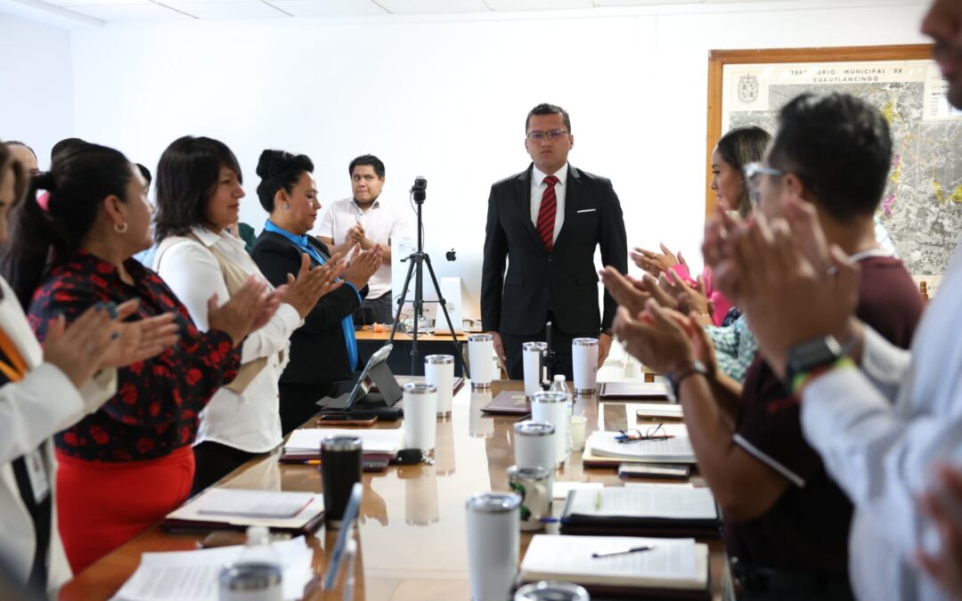 En Cuautlancingo Omar Muñoz tomó protesta a nuevo Secretario de Seguridad de Seguridad Ciudadana y Protección Civil.