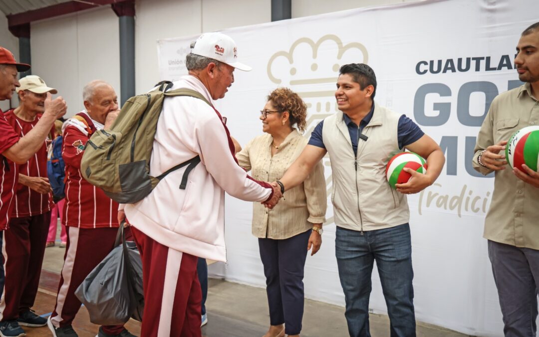 En Cuautlancingo, inaugura Omar Muñoz Torneo Regional de Cachibol 2026