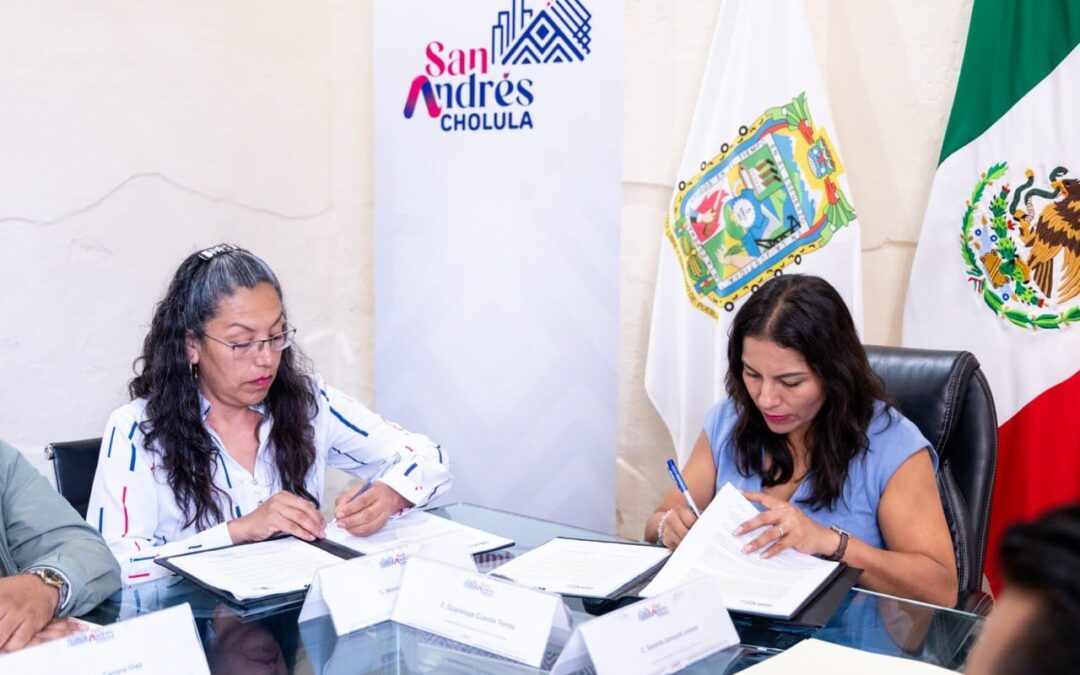 En San Andrés Cholula, fortalece Lupita Cuautle condiciones laborales de trabajadores sindicalizados