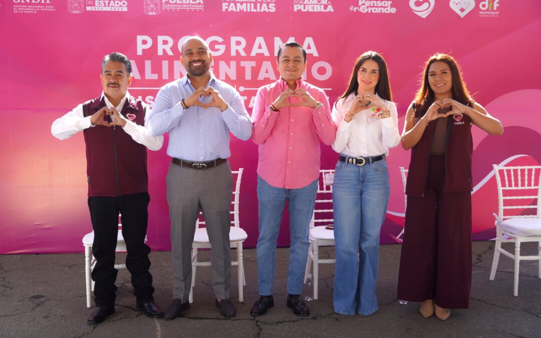 En Texmelucan DIF Municipal y SEDIF fortalecen la seguridad alimentaria de más de mil 400 familias