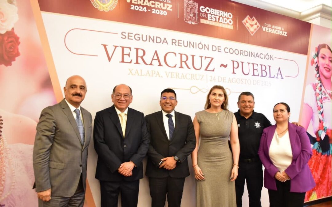 Gobiernos estatales de Puebla y Veracruz refuerzan coordinación en materia de seguridad.
