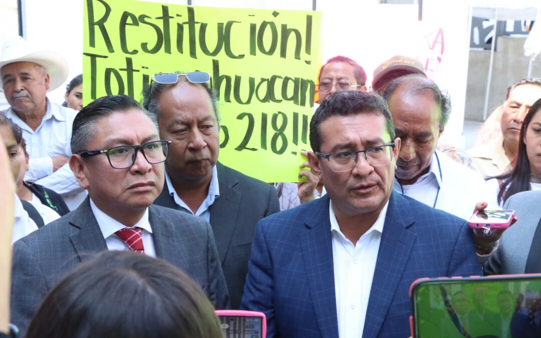 Recibe Congreso del Estado solicitud para que San Francisco Totimehuacán se convierta en municipio