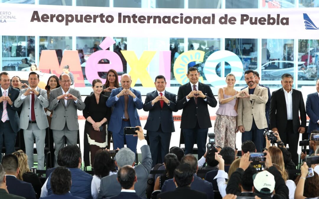 Mundo Maya y Gobierno del Estado transformarán Aeropuerto Internacional de Puebla con inversión histórica.