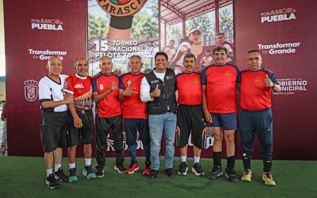 En Cuautlancingo Omar muñoz inaugura 15° Torneo Nacional de Pelota Tarasca