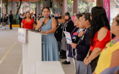 En San Andrés Cholula respalda Lupita Cuautle la educación y reconoce el esfuerzo de las y los estudiantes